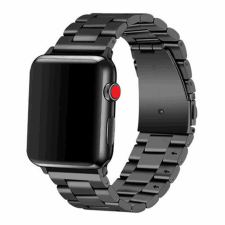 xPRO Apple Watch rozsdamentes. vastag acél szíj Fekete. 38/40mm óraszíj