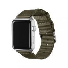 xPRO Apple Watch szőtt műanyag szíj Zöld 42mm/44mm/45mm/49mm okosóra kellék