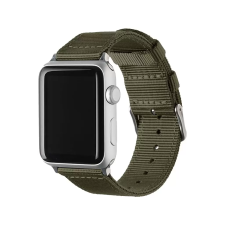 xPRO Apple Watch szőtt műanyag szíj Zöld 42mm/44mm/45mm/49mm  (128097) okosóra kellék