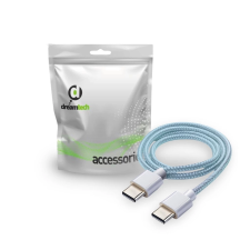 xPRO Dreamtech PD fonott kábel zöld USB-C / USB-C 3A 60W (130775) kábel és adapter