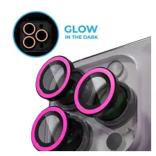 xPRO ™ Luminous Prémium Kameravédő Üveg Apple iPhone 17 Air készülékhez - Pink mobiltelefon kellék