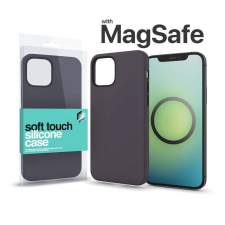 xPRO ™ MagSafe rögzítésű Soft Touch Szilikon tok Apple Iphone 16 készülékhez - fekete tok és táska
