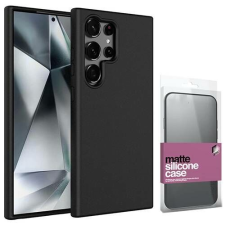 xPRO Samsung Galaxy S25 Ultra, Xpro szilikon telefontok, Matt, Fekete tok és táska