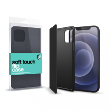 xPRO Soft Touch Flip Case fekete Samsung A21 készülékhez tok és táska