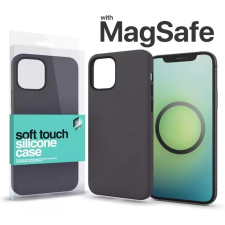 xPRO Soft Touch MagSafe Silicon Case iPhone 15 Pro éjfekete mobiltelefon kellék