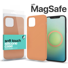 xPRO Soft Touch MagSafe Silicon Case iPhone 15 Pro Max narancssárga mobiltelefon kellék