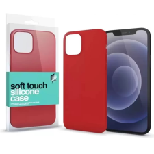 xPRO Soft Touch Silicon Case iPhone 15 Pro Max piros tok és táska