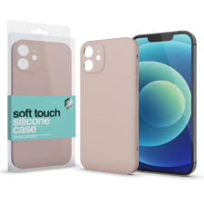 xPRO Soft Touch Silicone Case Slim iPhone 13 púder pink tok és táska