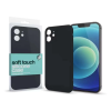 xPRO ™ Soft Touch szilikon tok Slim fekete Apple iPhone 16 Plus készülékhez