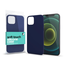 xPRO ™ Soft Touch szilikon tok Slim sötétkék Apple iPhone 16e készülékhez tok és táska