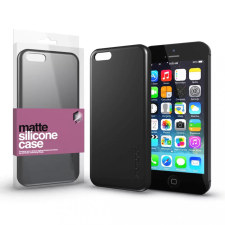 xPRO Szilikon matte tok ultravékony fekete Apple iPhone 5 / 5S / SE 2016 készülékhez tok és táska