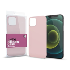 xPRO Szilikon matte ultravékony tok iPhone 16e rózsaszín tok és táska