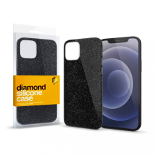 xPRO Szilikon tok Diamond Fekete Apple iPhone 13 Pro Max készülékhez tok és táska