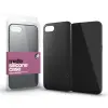 xPRO tector Szilikon matte tok ultra vékony fekete Samsung S21 készülékhez