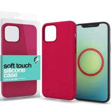 Xprotector Apple iPhone 14, Szilikon tok, MagSafe rögzítésű, Xprotector Soft Touch MagSafe, piros tok és táska