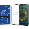 Xprotector Apple iPhone 16 Pro Max, Kijelzővédő fólia, ütésálló fólia (az íves részre is!), Tempered Glass (edzett üveg), matt, Xprotector Full 3D SuperMatte, fekete