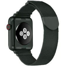 Xprotector Apple Watch 4-6, SE, SE (2022) (38 / 40 mm) / Watch 7-9 (41 mm), fém pótszíj, milánói stílus, 2 részes, Xprotector, fekete okosóra kellék