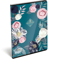  XRCise Look exkluzív kockás füzet - A4 - FOUR virágos füzet