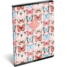  XRCise Look exkluzív kockás füzet - A5 60 lapos - SEVEN pillangós füzet