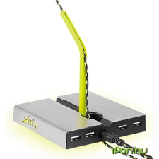 Xtrfy XG-B1-LED Mouse Bungee with USB hub asztali számítógép kellék