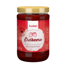 Xucker Strawberry jam 220 g reform élelmiszer