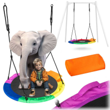 XXL gólyafészek hinta, tarka, 120 cm - Swingo hinta