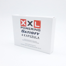 XXL powering Satisfy - erős, étrend-kiegészítő kapszula férfiaknak (4db) potencianövelő