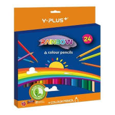 Y-PLUS Színes ceruza  Y-Plus+ Rainbow 24 db-os klt. hegyezővel színes ceruza