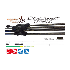 Yamaga Blanks BLUE CURRENT 62TZ NANO 1.88m 3gr Fuji Titanum Torzite horgászbot