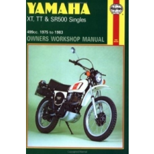 Yamaha XT, TT & SR500 Singles (75 - 83) – Haynes Publishing idegen nyelvű könyv