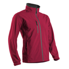 YANG II PIROS FÉRFI SOFTSHELL FELSŐ, YKK CIPZ_3XL férfi kabát, dzseki