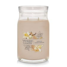 Yankee candle Signature Vanilla Creme Brulee Illatgyertya 567g (1629981E) gyertya