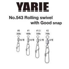 Yarie 543 Good Snap 70LB #2 forgókapocs horgászkiegészítő