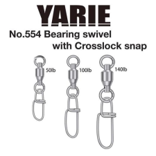  Yarie 554 Crosslock BEAring SWIVEL 100LB forgókapocs horgászkiegészítő