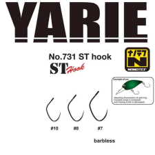  Yarie 731 ST Nanotef #10 Barbless horog horog