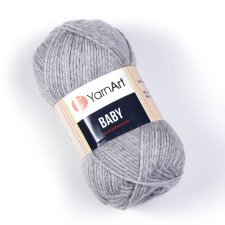 YarnArt Baby - Szürke melange - 195 rövidáru