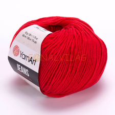 Yarnart JEANS - Piros - 090 rövidáru