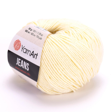 Yarnart JEANS - Vanília - 086 rövidáru