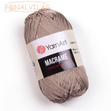  Yarnart MAKRAMÉ, 2mm - Drapp - 156 rövidáru