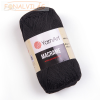  Yarnart MAKRAMÉ, 2mm - Fekete - 148