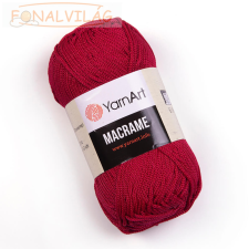 Yarnart MAKRAMÉ, 2mm - Meggypiros - 143 rövidáru