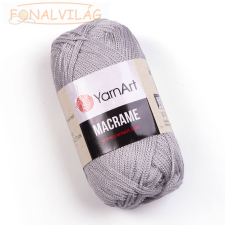 Yarnart MAKRAMÉ, 2mm - Világos szürke - 149 rövidáru