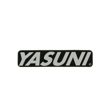 Yasuni Kipufogódob matrica YASUNI 110x25mm motorkerékpár kipufogó