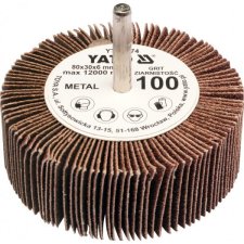 Yato Csapos lamellás, legyező csiszoló P80 80x30x6 mm (YT-83373) csiszolókorong és vágókorong