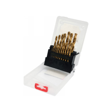 Yato Csigafúró készlet 19 részes 1-10 mm HSS-TiN fúrószár
