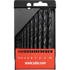 Yato Csigafúró készlet HSS 1-10mm 10 részes (YT-4461) fúrószár