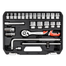 Yato Dugókulcs készlet 25 részes 1/2 col: 10-24 mm CrV dugókulcs