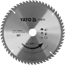 Yato FA VÁGÓKORONG 255X60TX30MM (YT-60733) fűrészlap