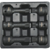 Yato Gépi bit Spline dugókulcs készlet 6 részes 1/2": M14-M18 (YT-10652)