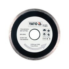 Yato Gyémánt tárcsa folyamatos 115 mm csempéhez (YAT-6012) barkácsolás, csiszolás, rögzítés